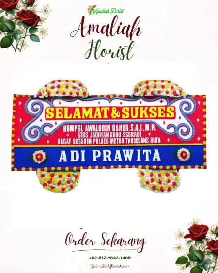 Papan Bunga Ucapan Selamat Bantarwuni